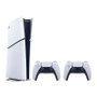 Sony PlayStation 5 Slim Edición Digital 825 GB con 2 Mandos DualSense, Blanco